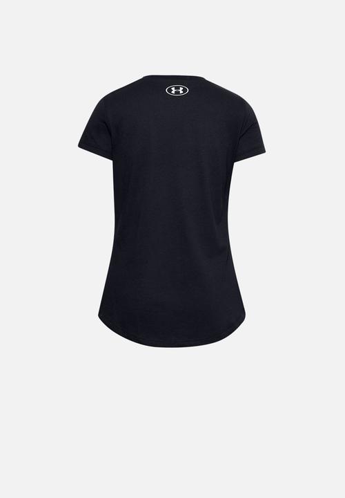 Under Armour - Live ss crew - black  pink craze