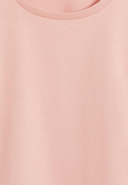 MANGO - Basica plain tee  - pink