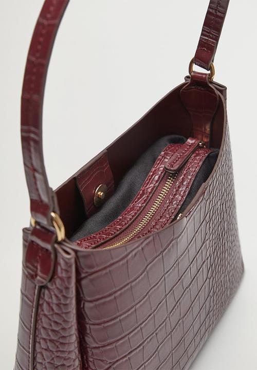 MANGO - Bag derby - red