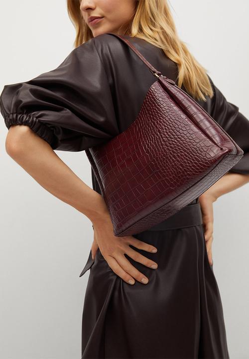 MANGO - Bag derby - red