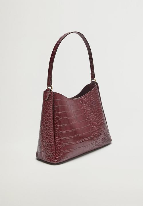 MANGO - Bag derby - red