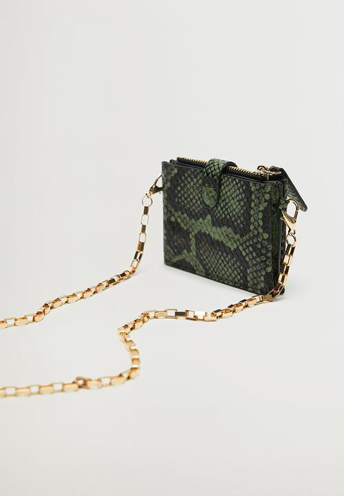 MANGO - Enmanuel purse - green