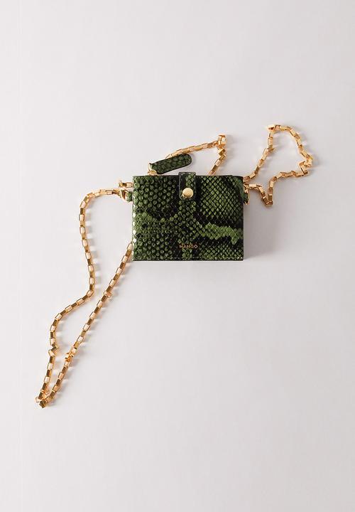 MANGO - Enmanuel purse - green