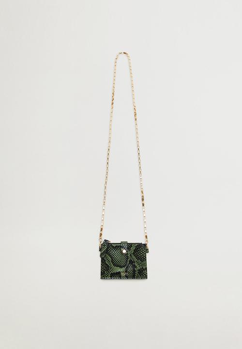 MANGO - Enmanuel purse - green