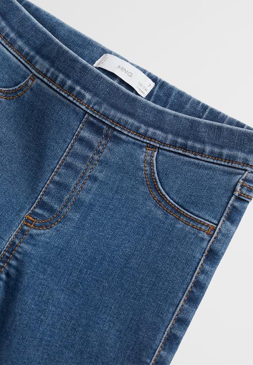 MANGO - Girls basic jeggings - blue