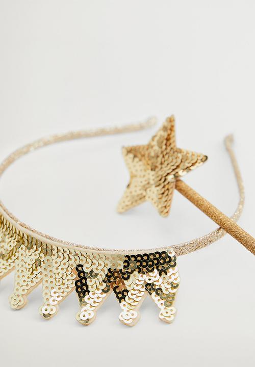MANGO - Princess hairband - gold
