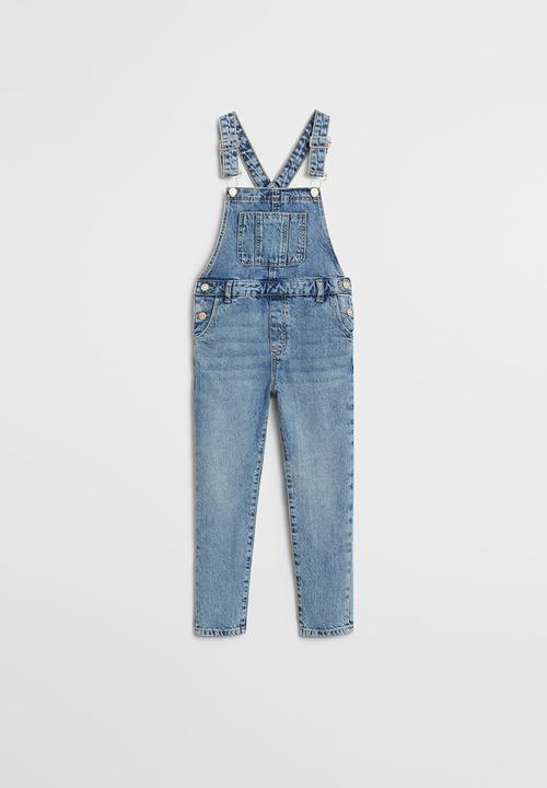 MANGO - Amara dungarees - blue