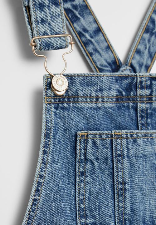 MANGO - Amara dungarees - blue