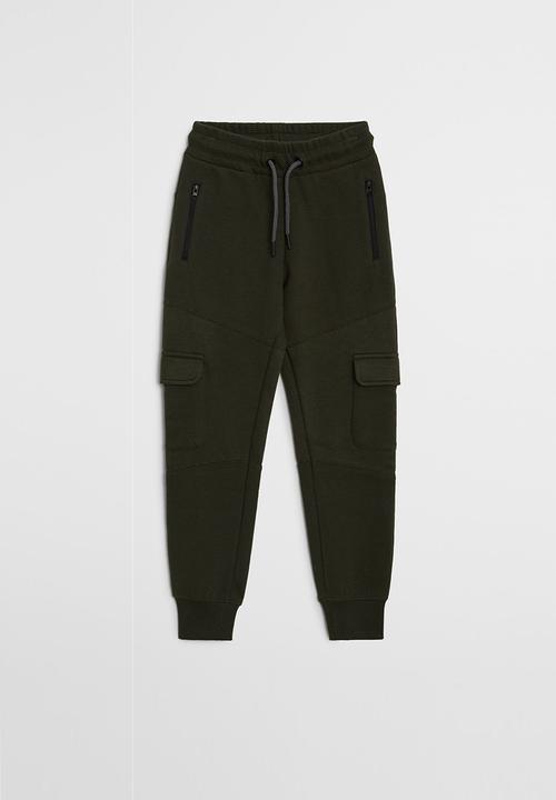 MANGO - Pete trousers - green
