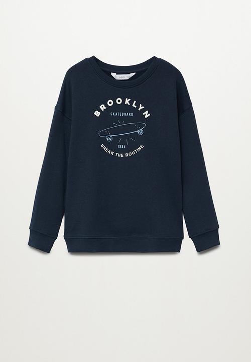 MANGO - Gameday sweatshirt - navy