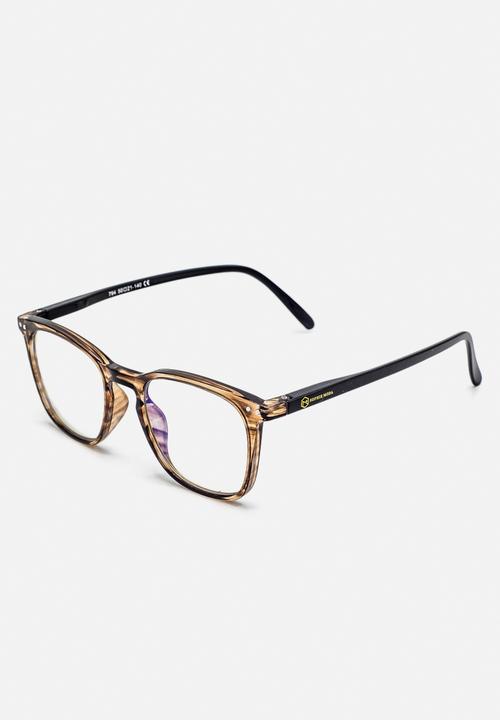 Sophie Moda - Anti blue light glasses - brown