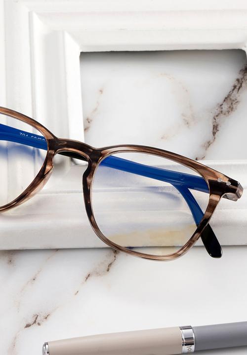 Sophie Moda - Anti blue light glasses - brown