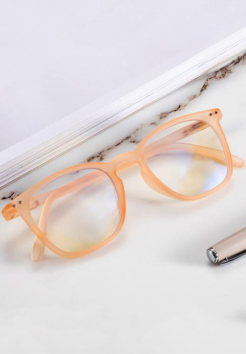 Sophie Moda - Anti blue light glasses - orange
