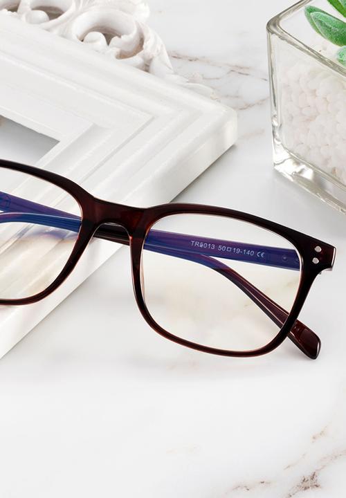 Sophie Moda - Anti blue light glasses - brown