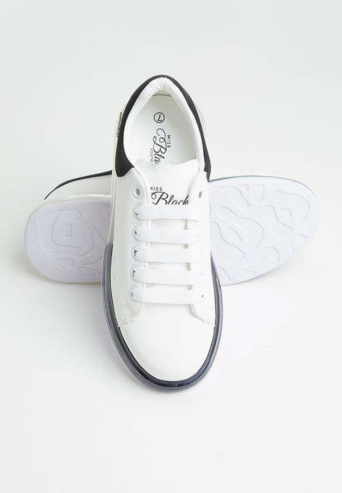 Miss Black - Alex sneaker - black & white 