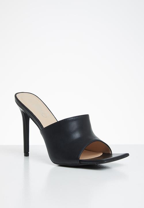 Miss Black - Tula mule heel - black