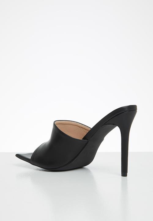 Miss Black - Tula mule heel - black