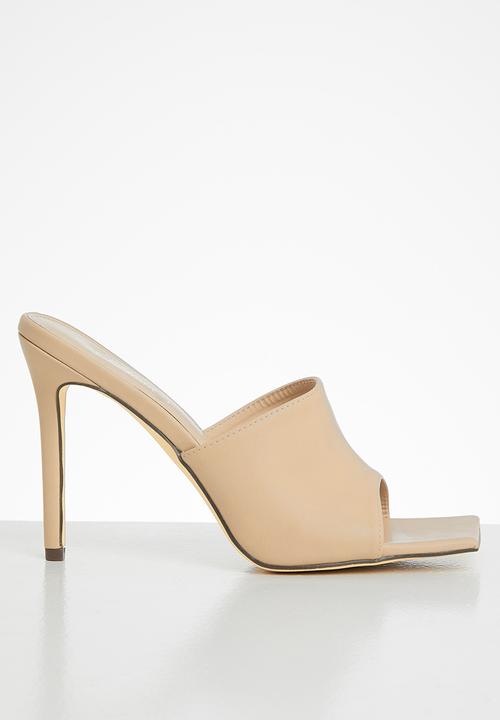 Miss Black - Tula mule heel - neutral 