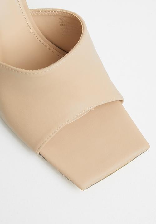 Miss Black - Tula mule heel - neutral 