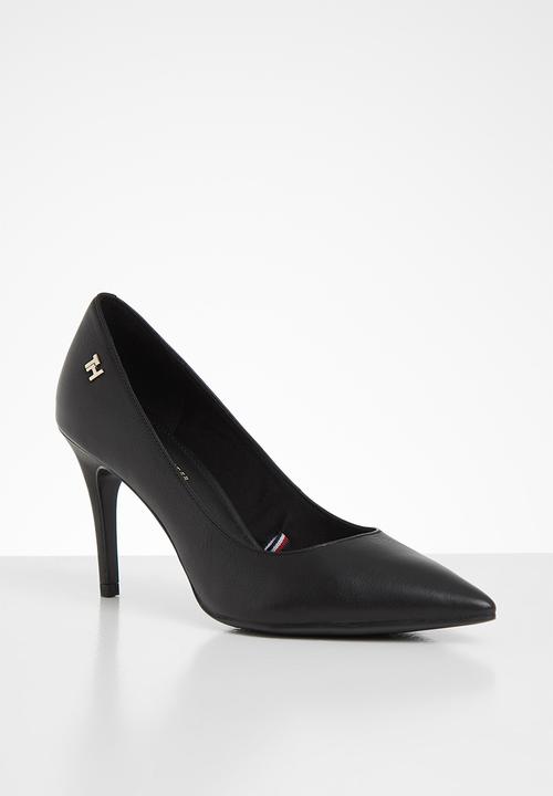 Tommy Hilfiger - Essential leather high heel pump - black