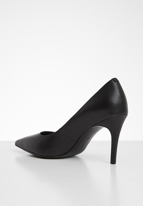 Tommy Hilfiger - Essential leather high heel pump - black