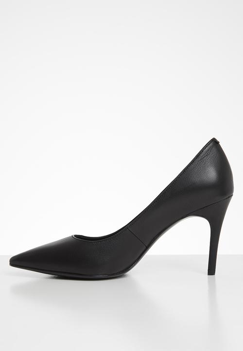 Tommy Hilfiger - Essential leather high heel pump - black