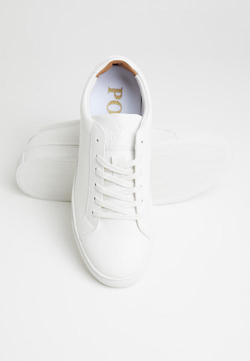POLO - Liv pu sneaker - white