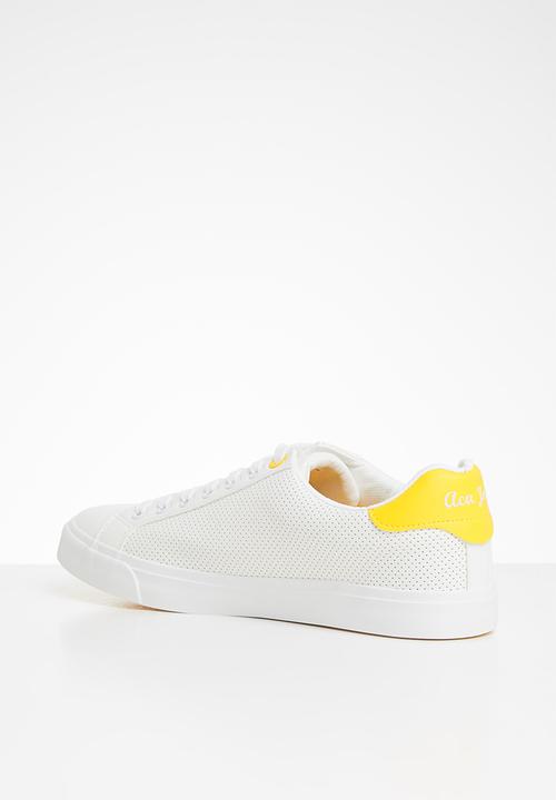 Aca Joe - Casual sneaker - white & mustard