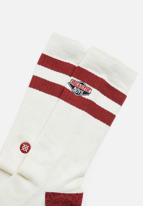 Stance Socks - License to ill 2 socks - neutral & red 
