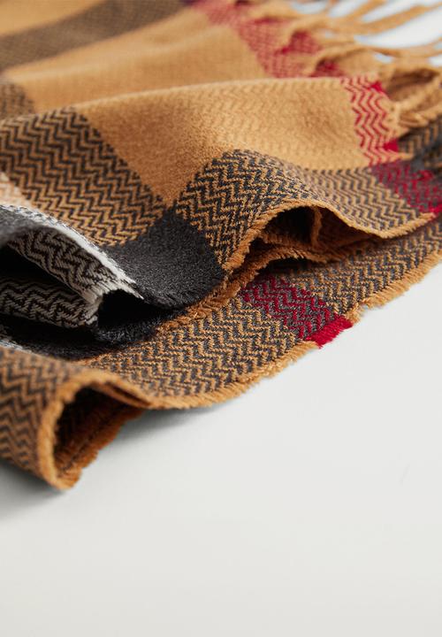 MANGO - Scarf terry - light beige
