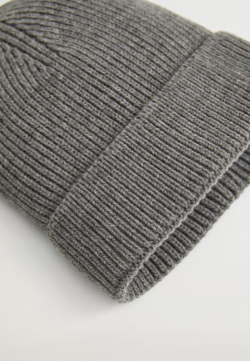 MANGO - Hat large - grey