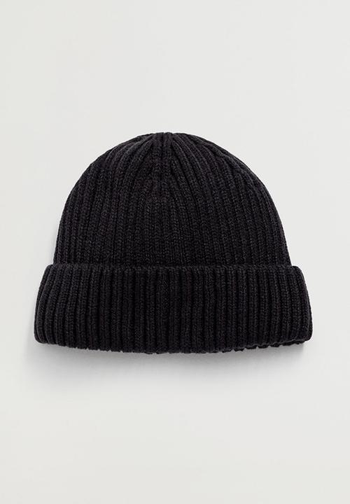 MANGO - Hat short - black