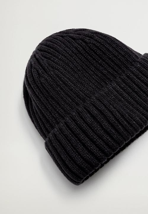 MANGO - Hat short - black