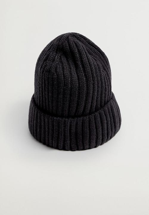 MANGO - Hat short - black