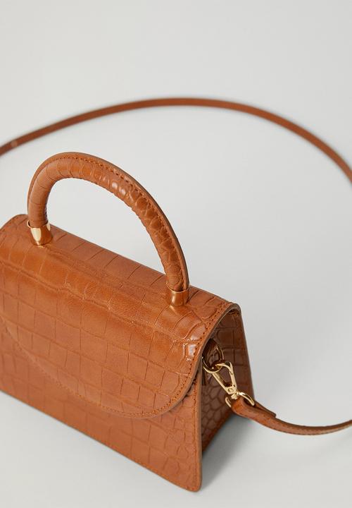 MANGO - Bag dima - medium brown