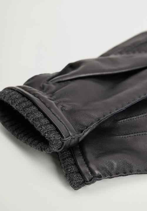MANGO - Gloves sport - black