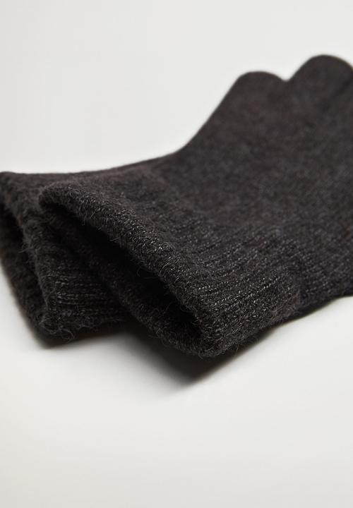 MANGO - Gloves touch - grey