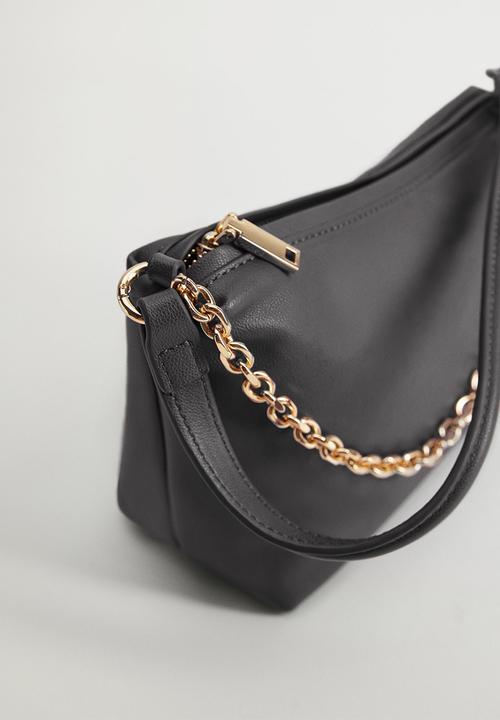 MANGO - Bag danish - black
