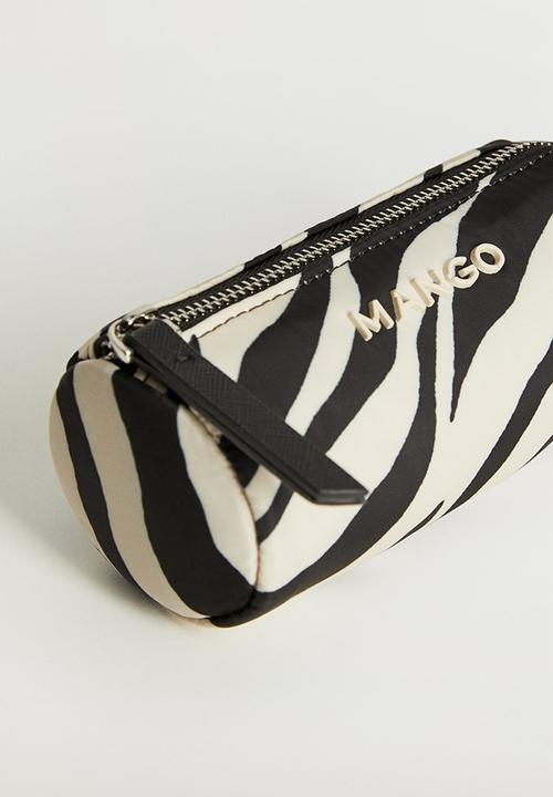 MANGO - Cebra purse - black & white
