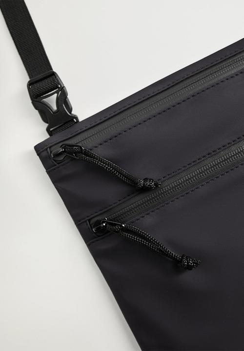 MANGO - Handbag sonar - black