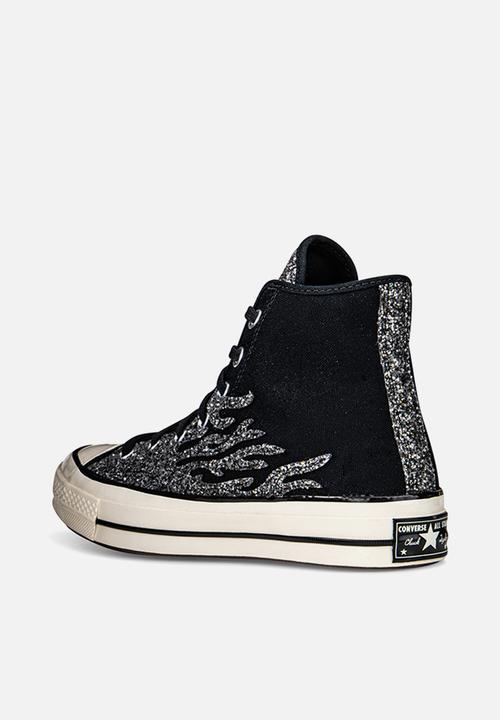 Converse - Chuck 70 archive glitter hi - black/egret/black - glitter shine