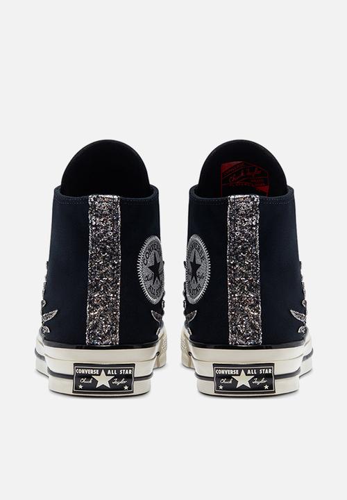 Converse - Chuck 70 archive glitter hi - black/egret/black - glitter shine