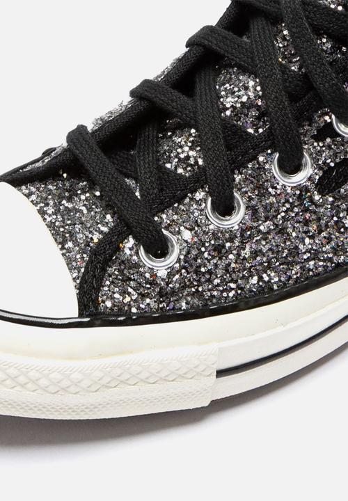 Converse - Chuck 70 archive glitter hi - black/egret/black - glitter shine