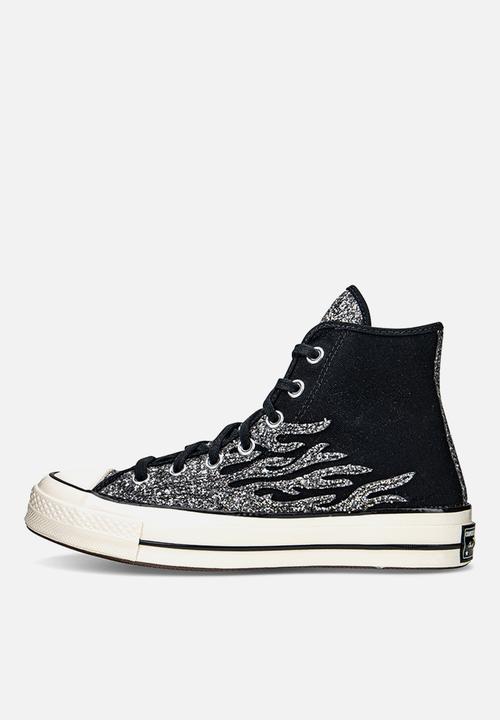 Converse - Chuck 70 archive glitter hi - black/egret/black - glitter shine