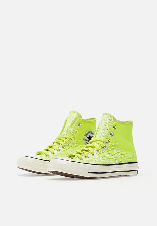 Converse - Chuck 70 archive glitter hi - lemon venom/egret/black - glitter shine