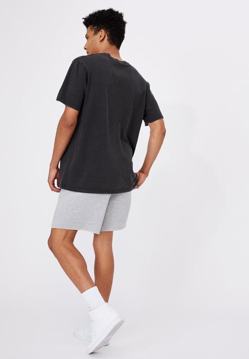 Factorie - Regular graphic t shirt - washed black