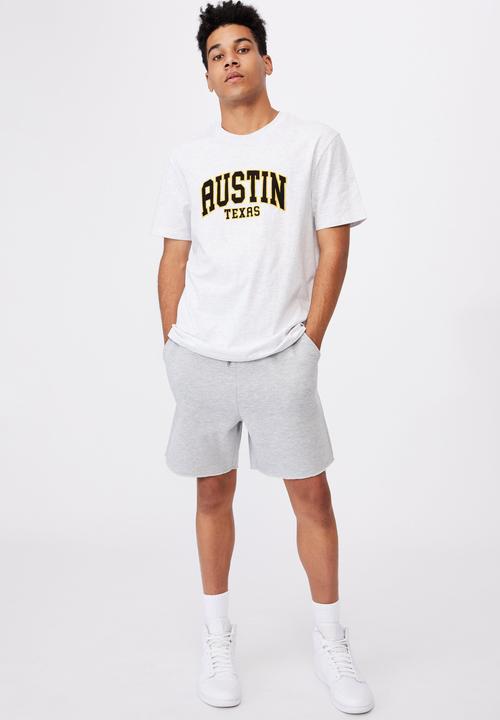 Factorie - Regular graphic T-shirt - silver marle
