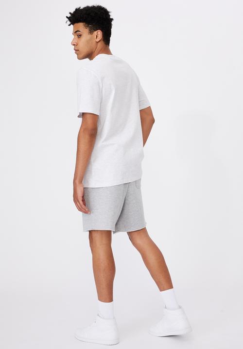 Factorie - Regular graphic T-shirt - silver marle