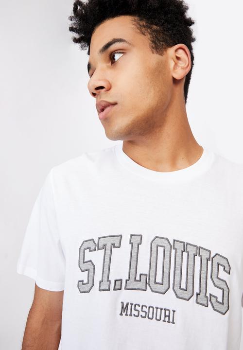 Factorie - Regular graphic T-shirt - white