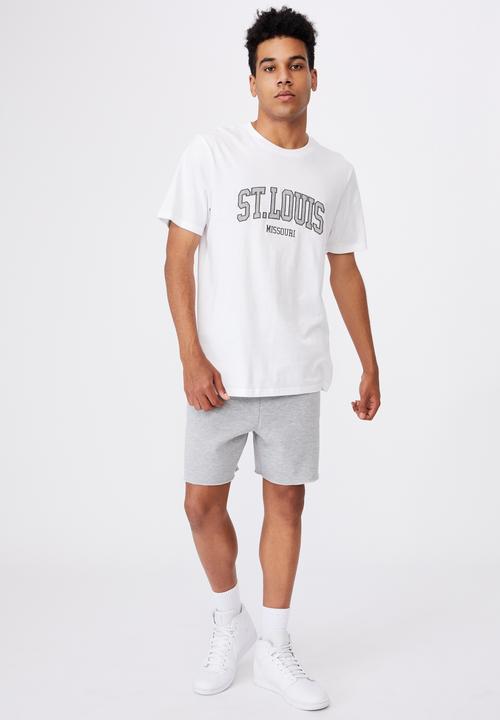 Factorie - Regular graphic T-shirt - white